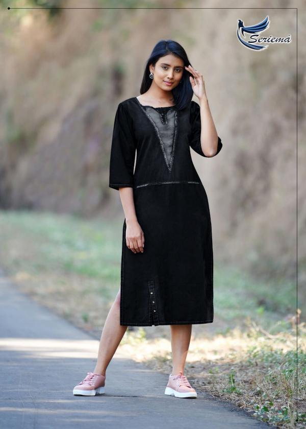 Seriema Kumb Capture 4 Fancy Wear Denim Kurti Collection